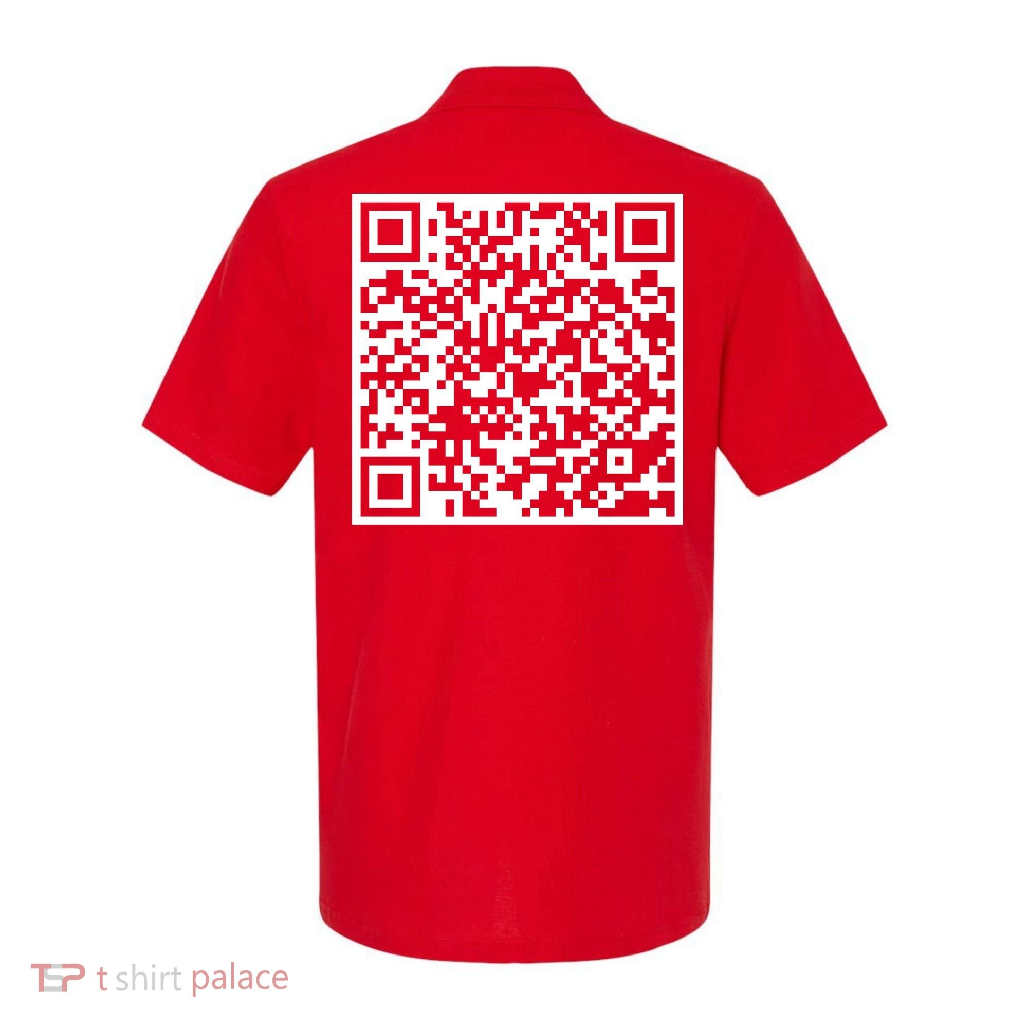 Scan Me QR Code F*ck Off Polo