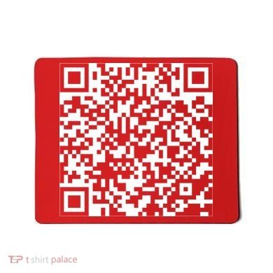 Scan Me QR Code F*ck Off Mousepad