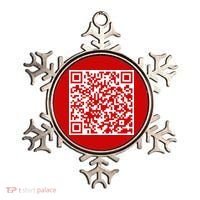 Scan Me QR Code F*ck Off Ornament thumb 0