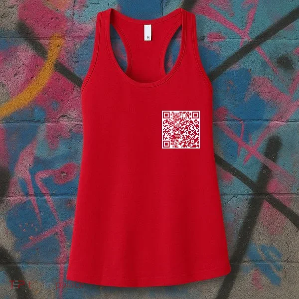 Scan Me QR Code F*ck Off Women's Tank Top