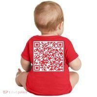 Scan Me QR Code F*ck Off Baby Bodysuit thumb 1
