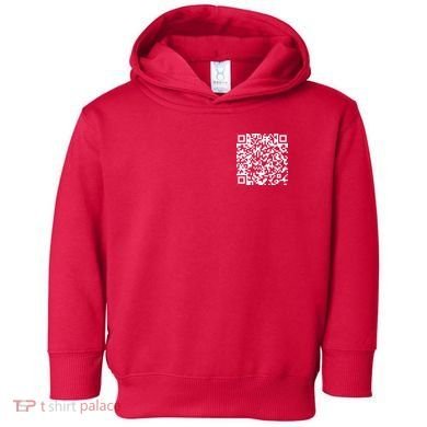 Scan Me QR Code F*ck Off Toddler Hoodie