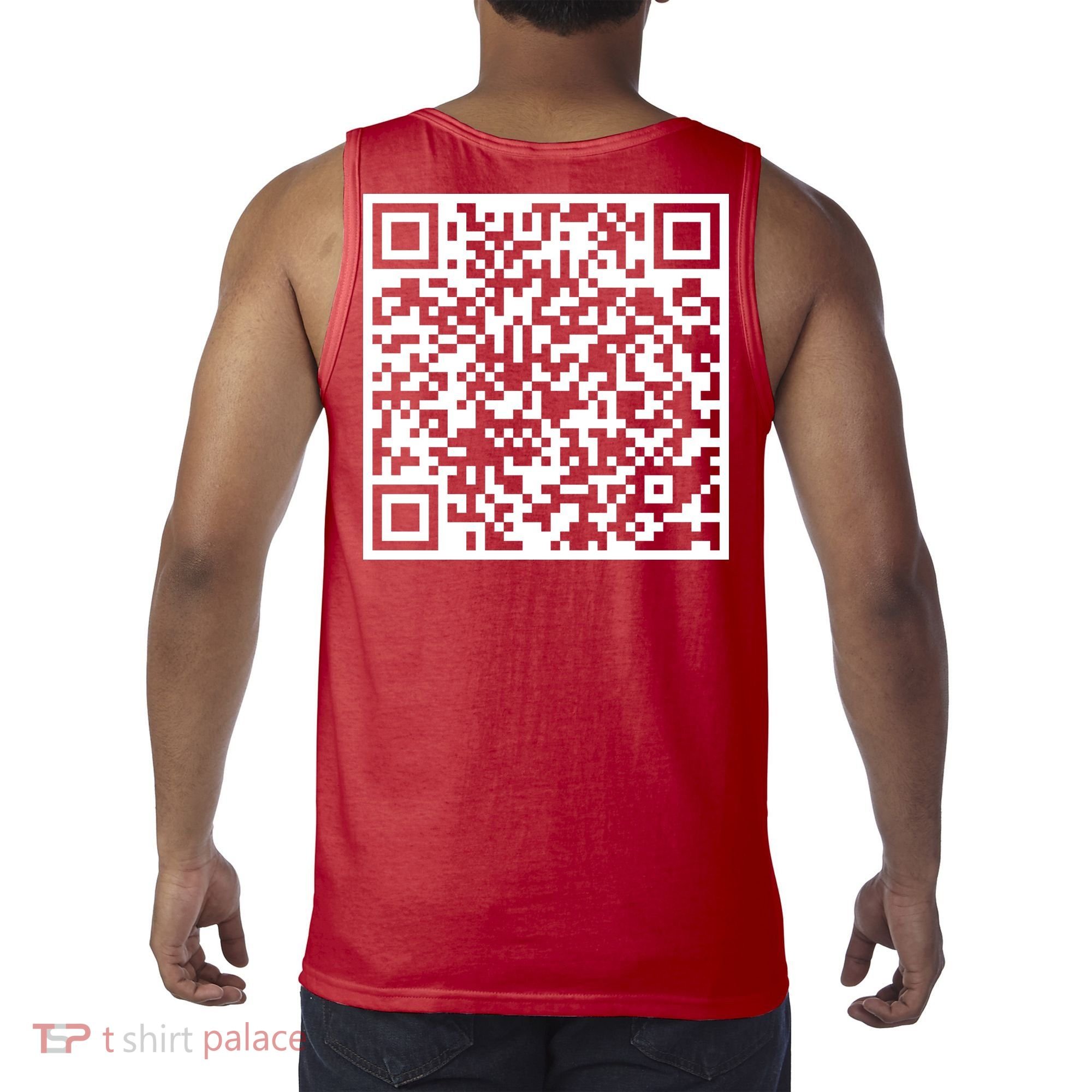 Scan Me QR Code F*ck Off Tank Top