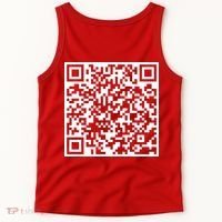 Scan Me QR Code F*ck Off Tank Top thumb 6