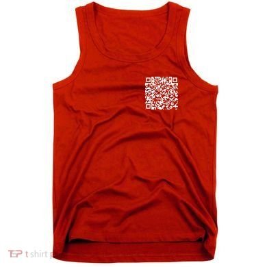 Scan Me QR Code F*ck Off Tank Top