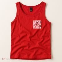 Scan Me QR Code F*ck Off Tank Top thumb 3