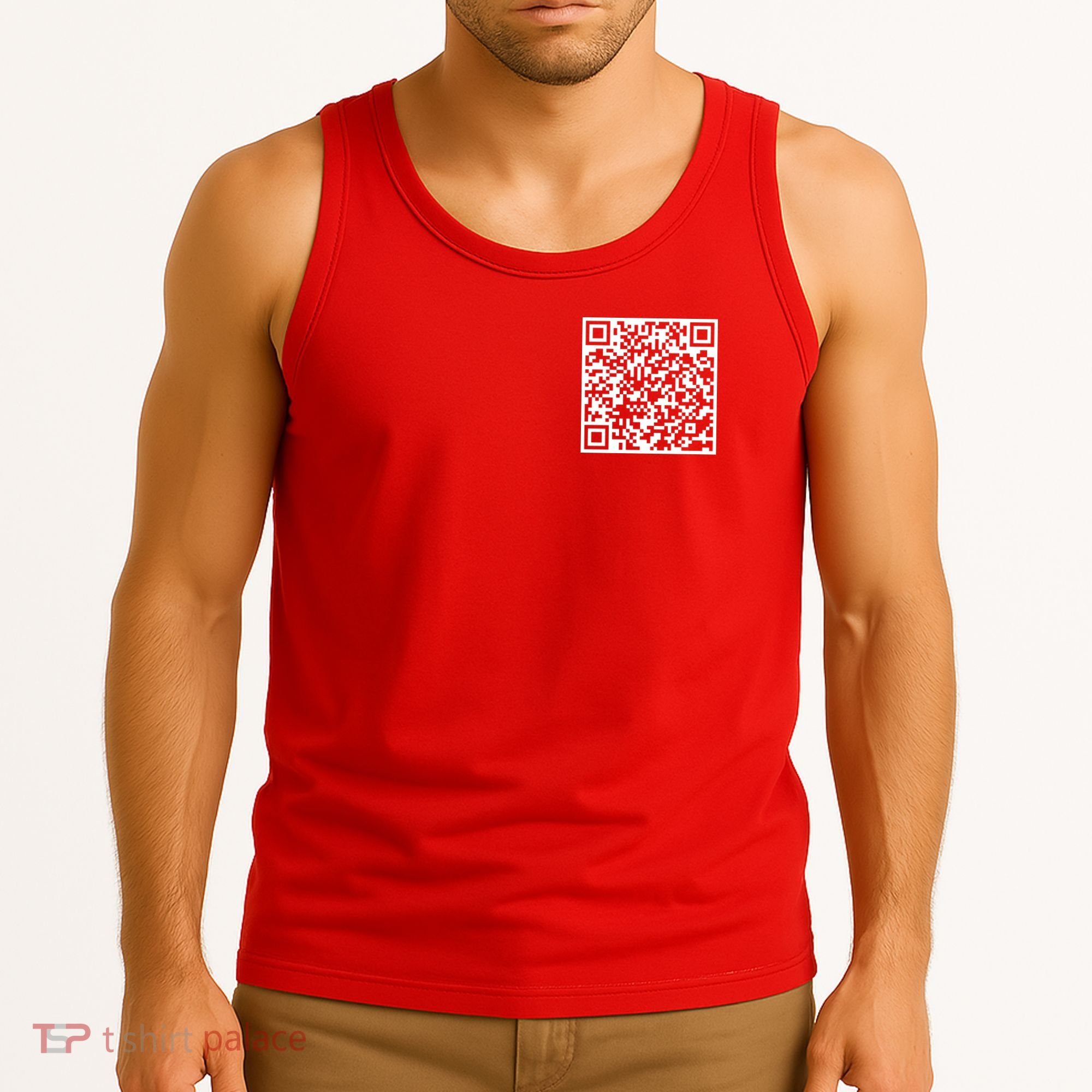 Scan Me QR Code F*ck Off Tank Top