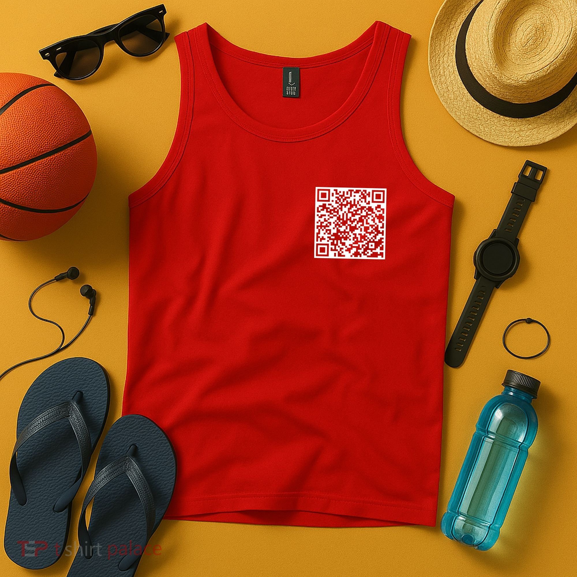 Scan Me QR Code F*ck Off Tank Top