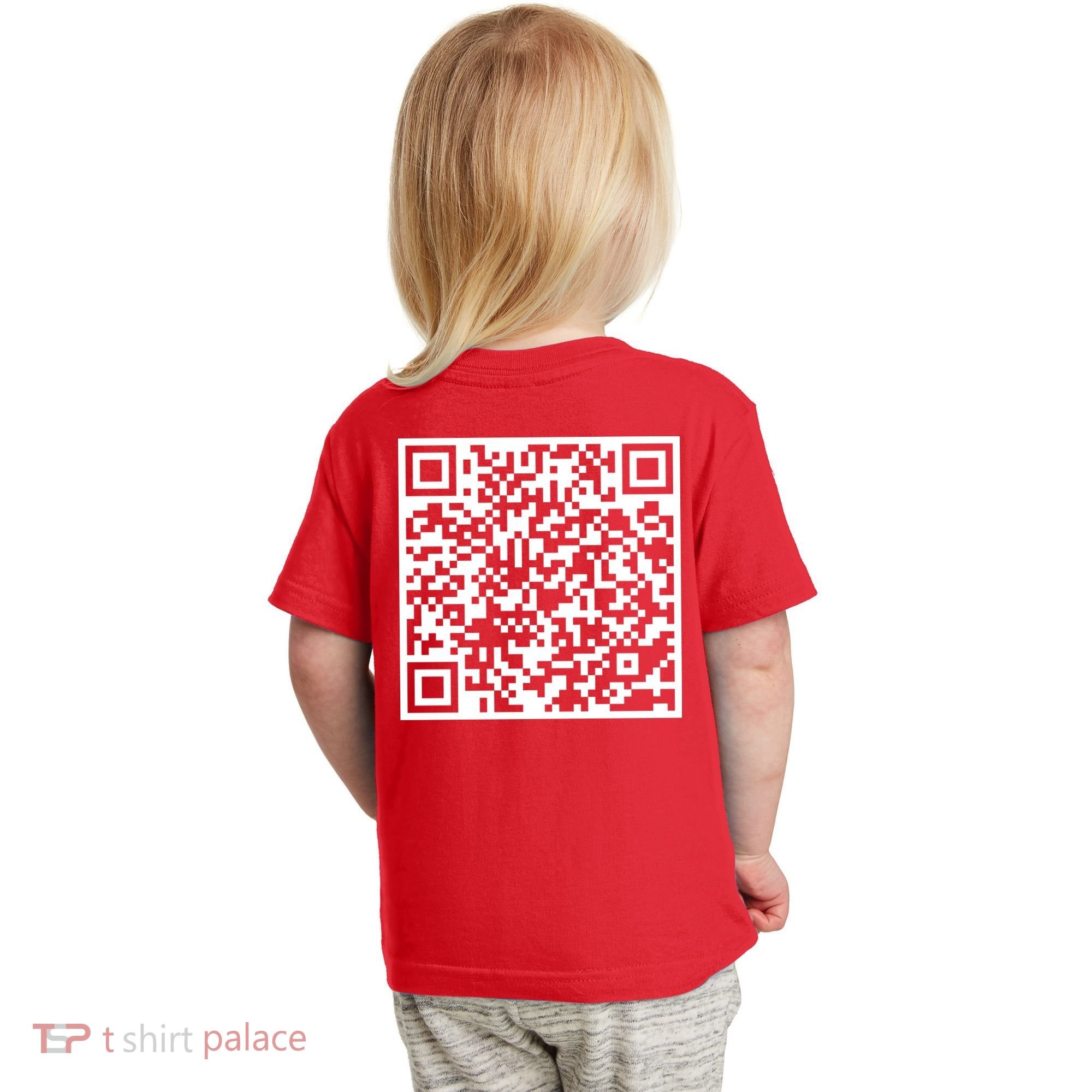 Scan Me QR Code F*ck Off Toddler T-Shirt