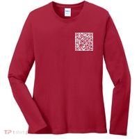 Scan Me QR Code F*ck Off Women's Long Sleeve Shirt thumb 0