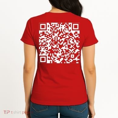 Scan Me QR Code F*ck Off Women's T-Shirt back