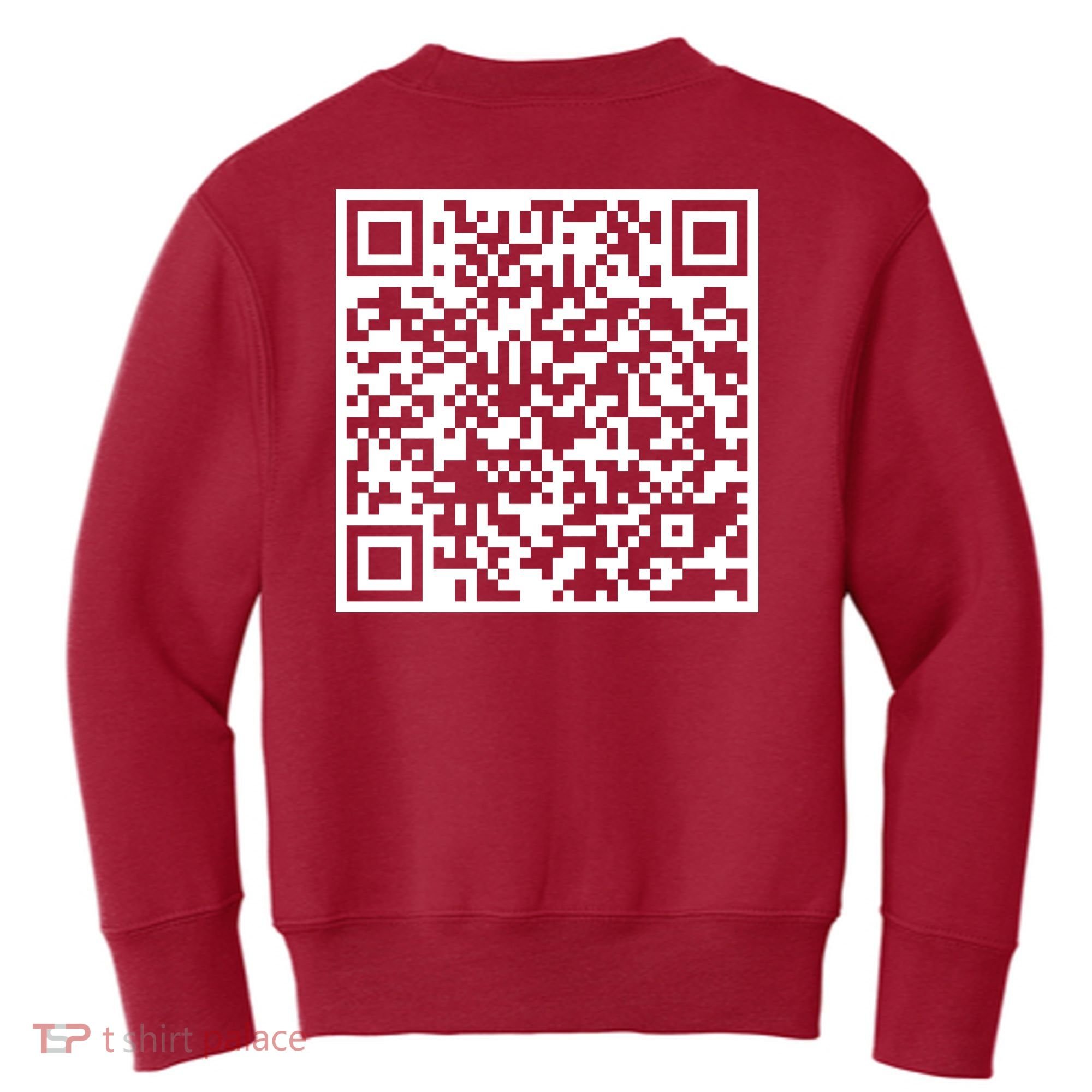 Scan Me QR Code F*ck Off Kids Sweatshirt