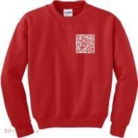 Scan Me QR Code F*ck Off Kids Sweatshirt thumb 0