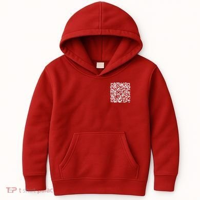 Scan Me QR Code F*ck Off Kids Hoodie