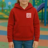 Scan Me QR Code F*ck Off Kids Hoodie thumb 4
