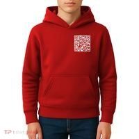 Scan Me QR Code F*ck Off Kids Hoodie thumb 5