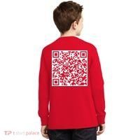 Scan Me QR Code F*ck Off Kids Long Sleeve Shirt thumb 1