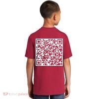 Scan Me QR Code F*ck Off Kids T-Shirt thumb 1