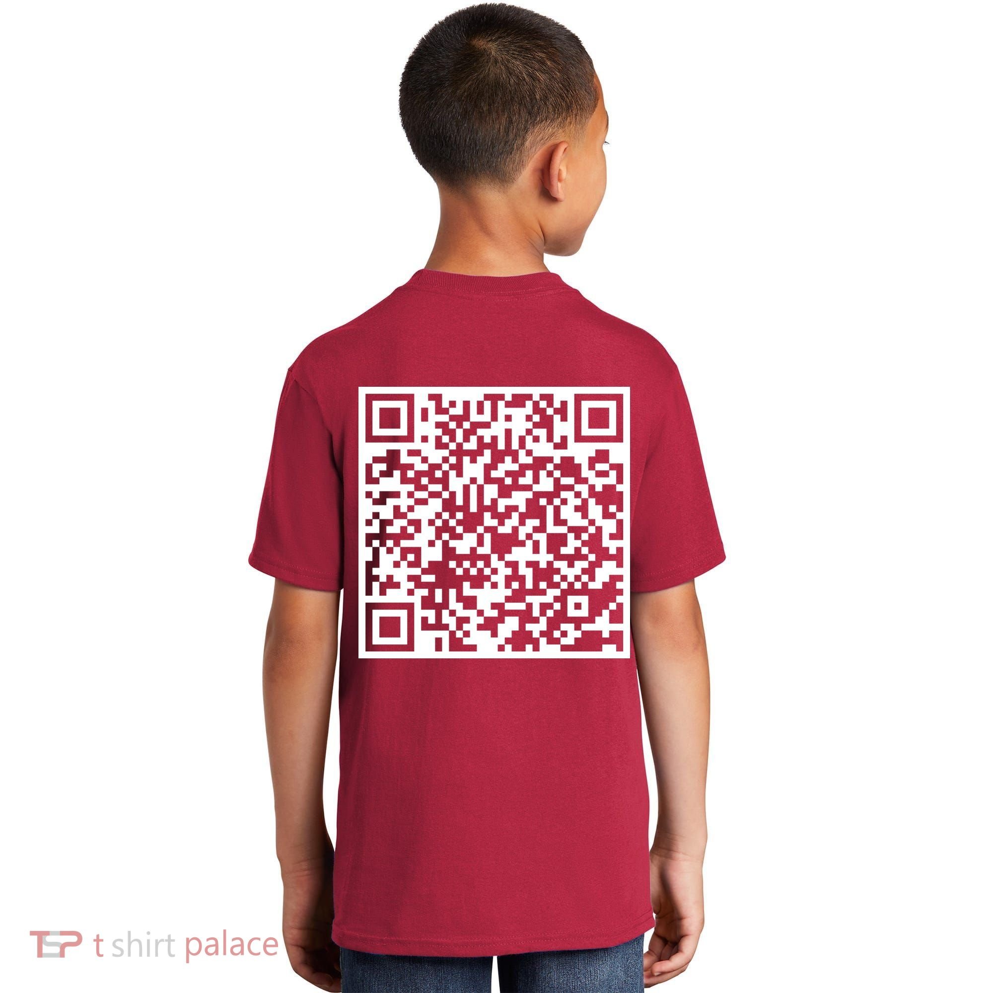 Scan Me QR Code F*ck Off Kids T-Shirt
