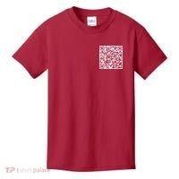 Scan Me QR Code F*ck Off Kids T-Shirt thumb 0