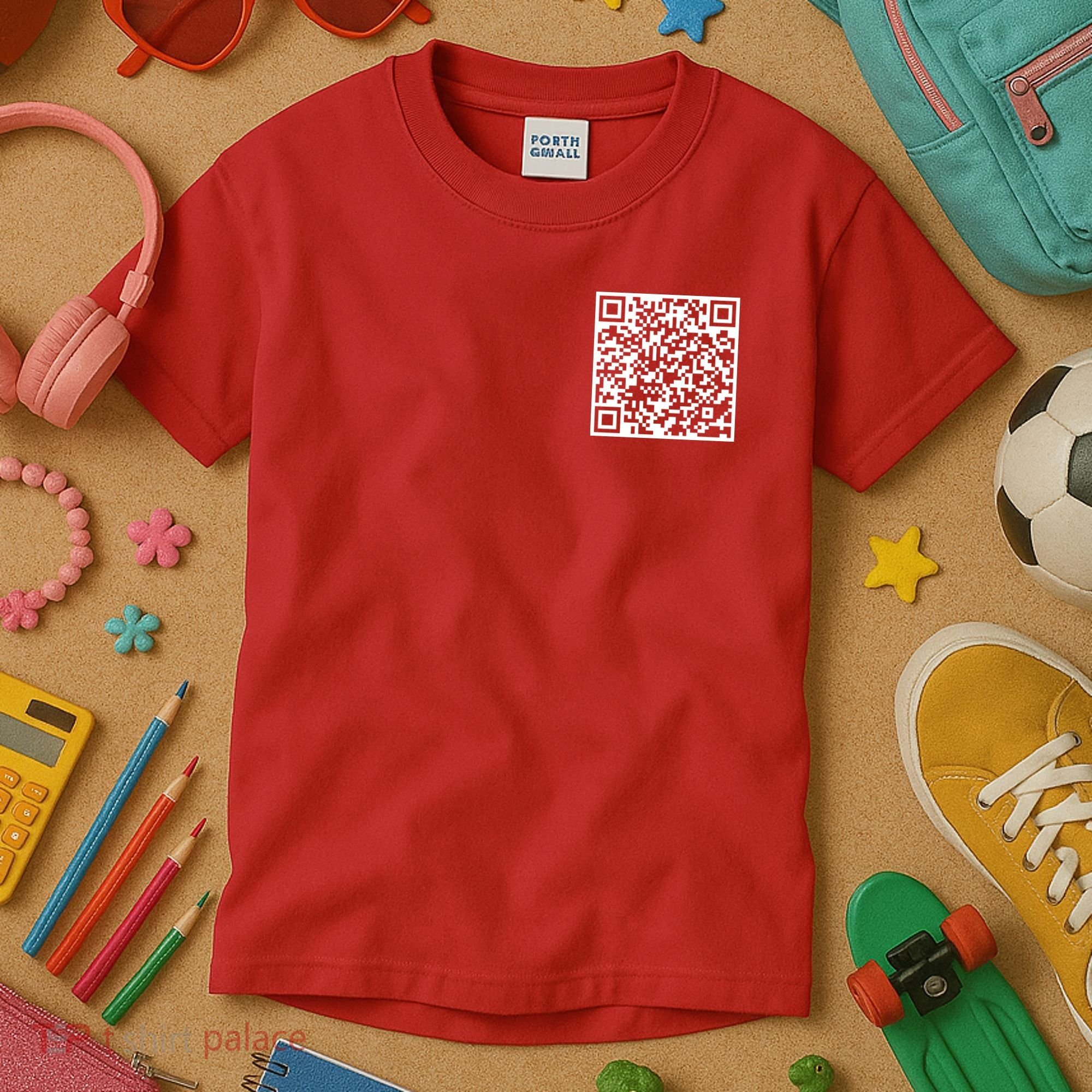 Scan Me QR Code F*ck Off Kids T-Shirt
