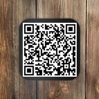 Scan Me QR Code Show Your Tits Coaster thumb 0