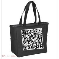 Scan Me QR Code Show Your Tits Tote Bag thumb 3