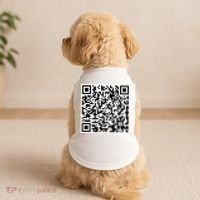 Scan Me QR Code Show Your Tits Doggie Tank thumb 3