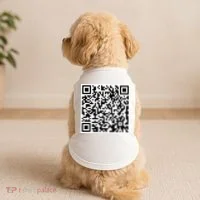 Scan Me QR Code Show Your Tits Doggie Tank thumb 3