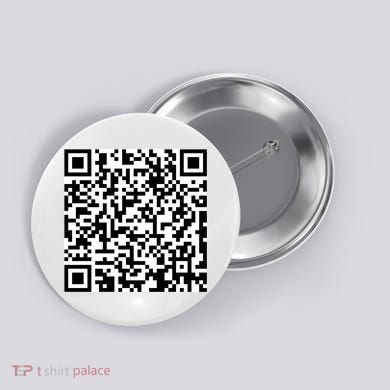 Scan Me QR Code Show Your Tits Button