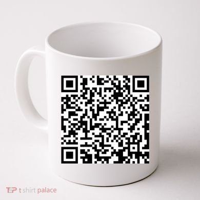 Scan Me QR Code Show Your Tits Coffee Mug