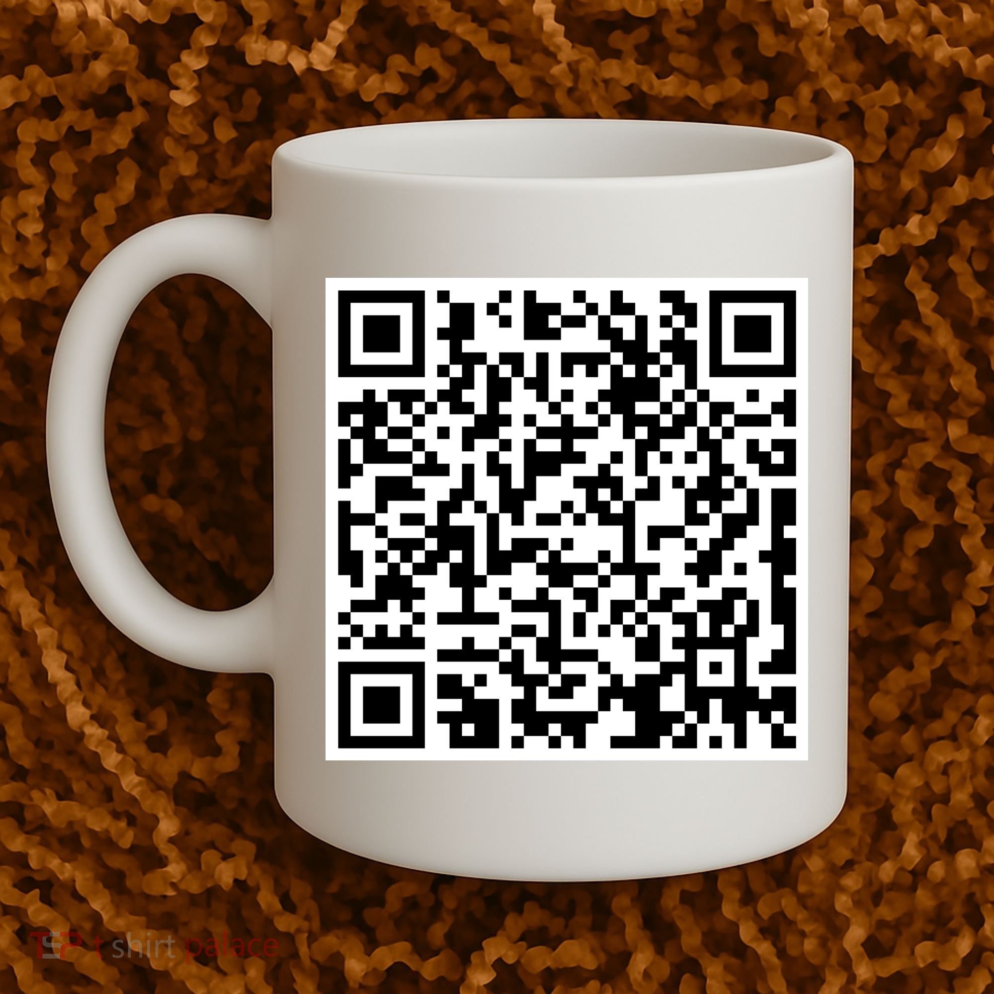 Scan Me QR Code Show Your Tits Coffee Mug