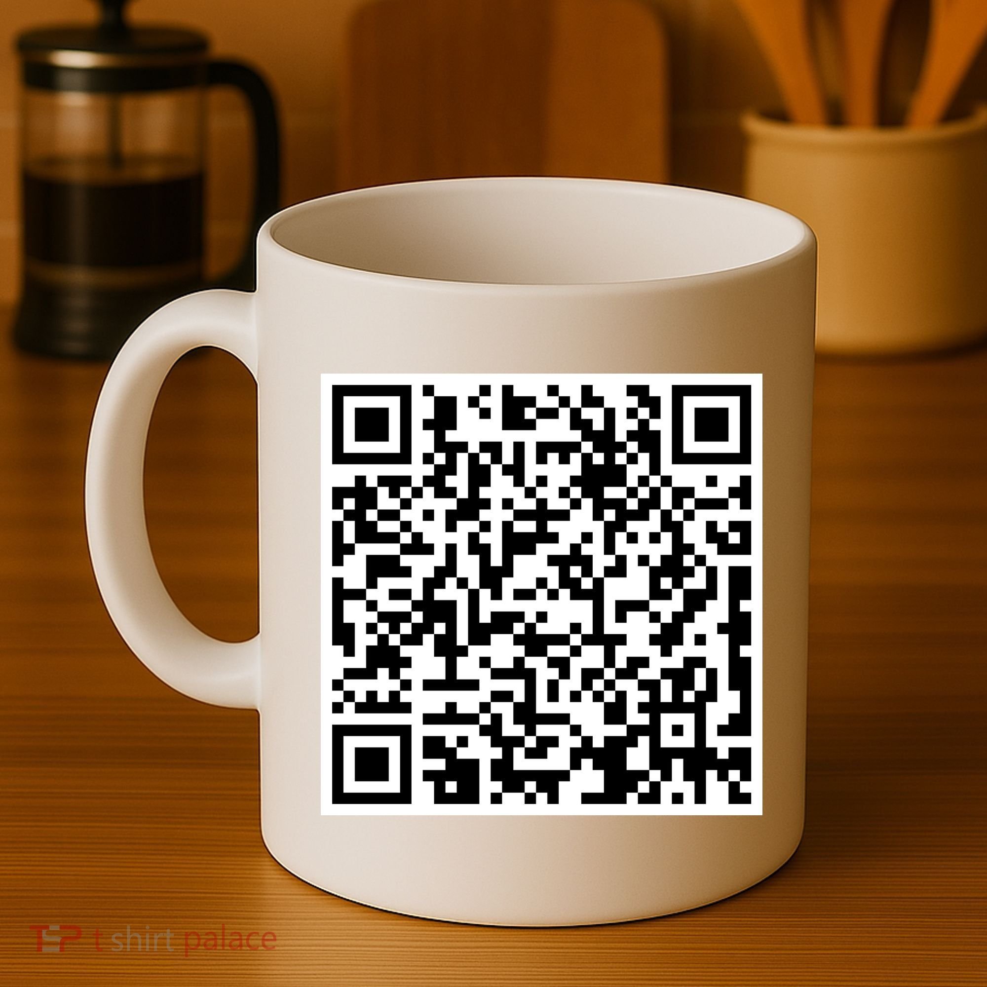 Scan Me QR Code Show Your Tits Coffee Mug