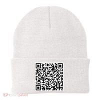 Scan Me QR Code Show Your Tits Beanie thumb 1