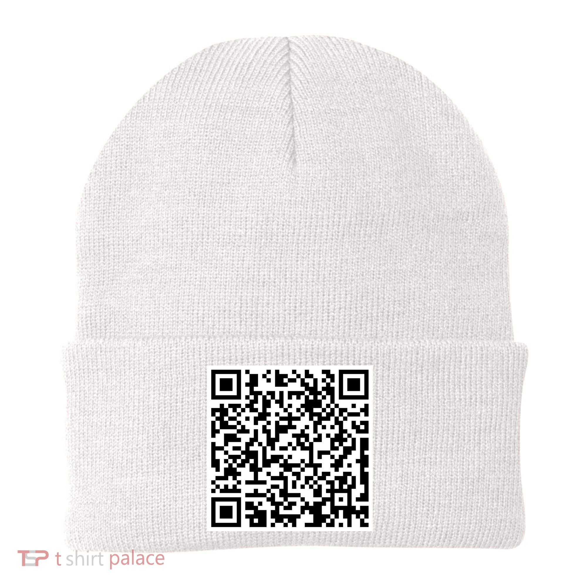 Scan Me QR Code Show Your Tits Beanie