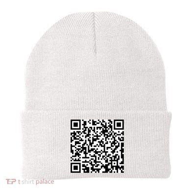 Scan Me QR Code Show Your Tits Beanie