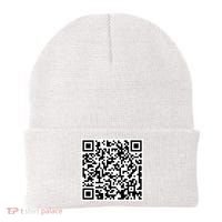 Scan Me QR Code Show Your Tits Beanie thumb 0