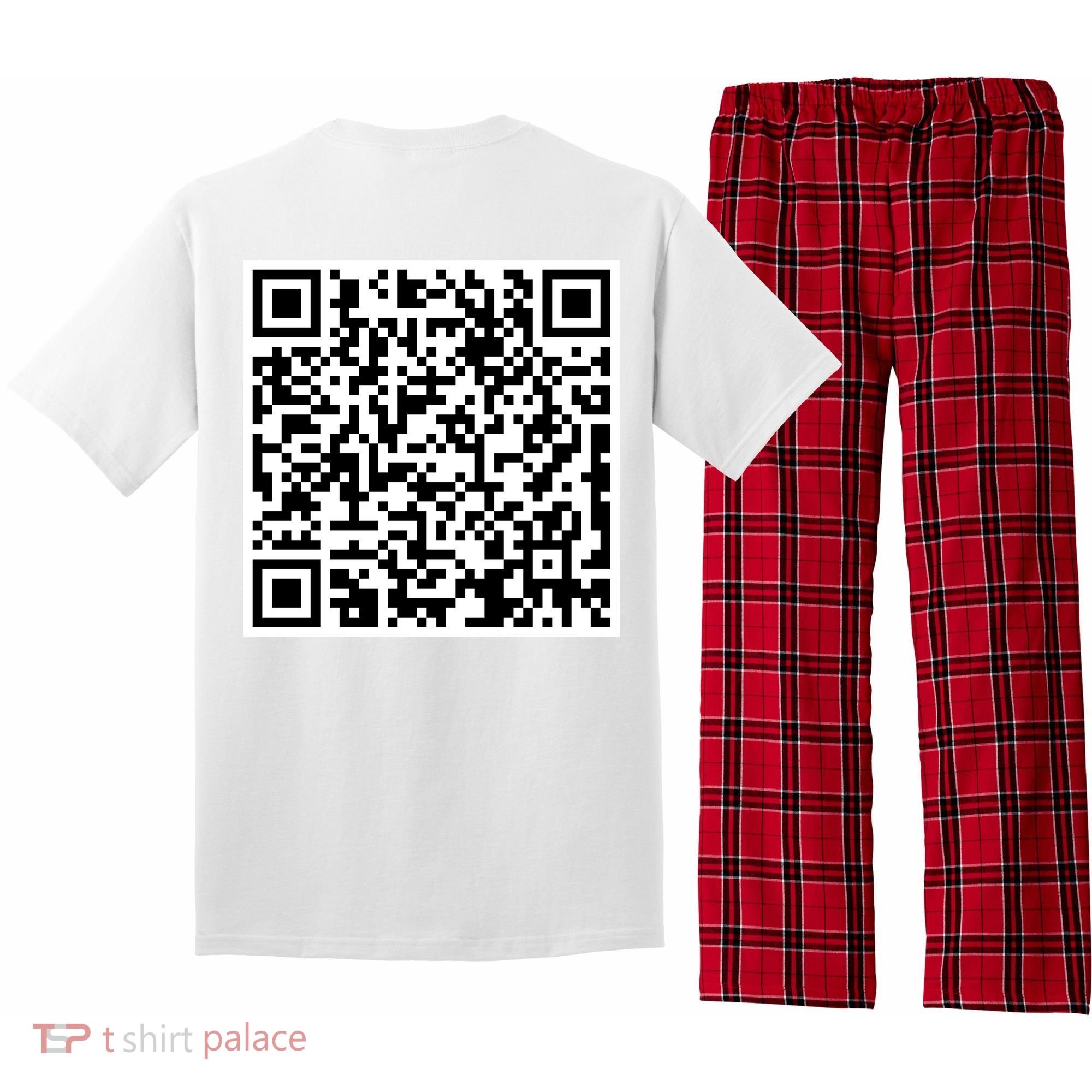 Scan Me QR Code Show Your Tits Pajama Set