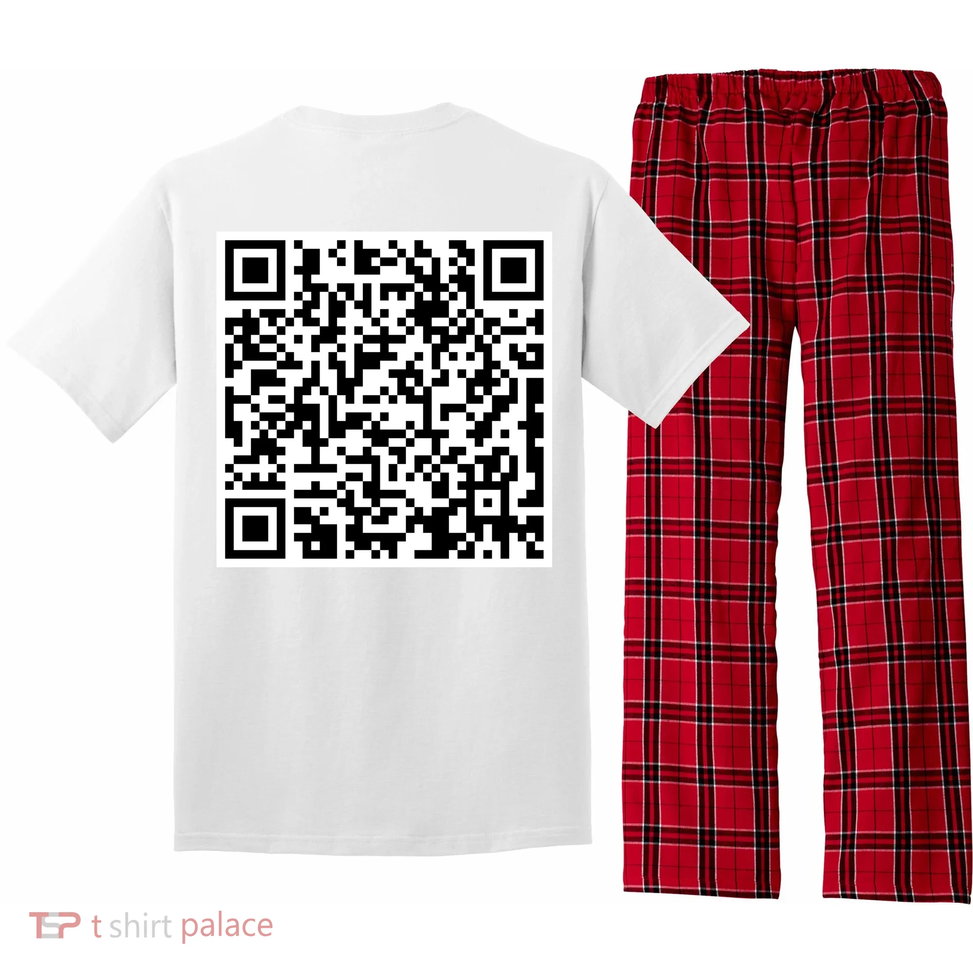 Scan Me QR Code Show Your Tits Pajama Set