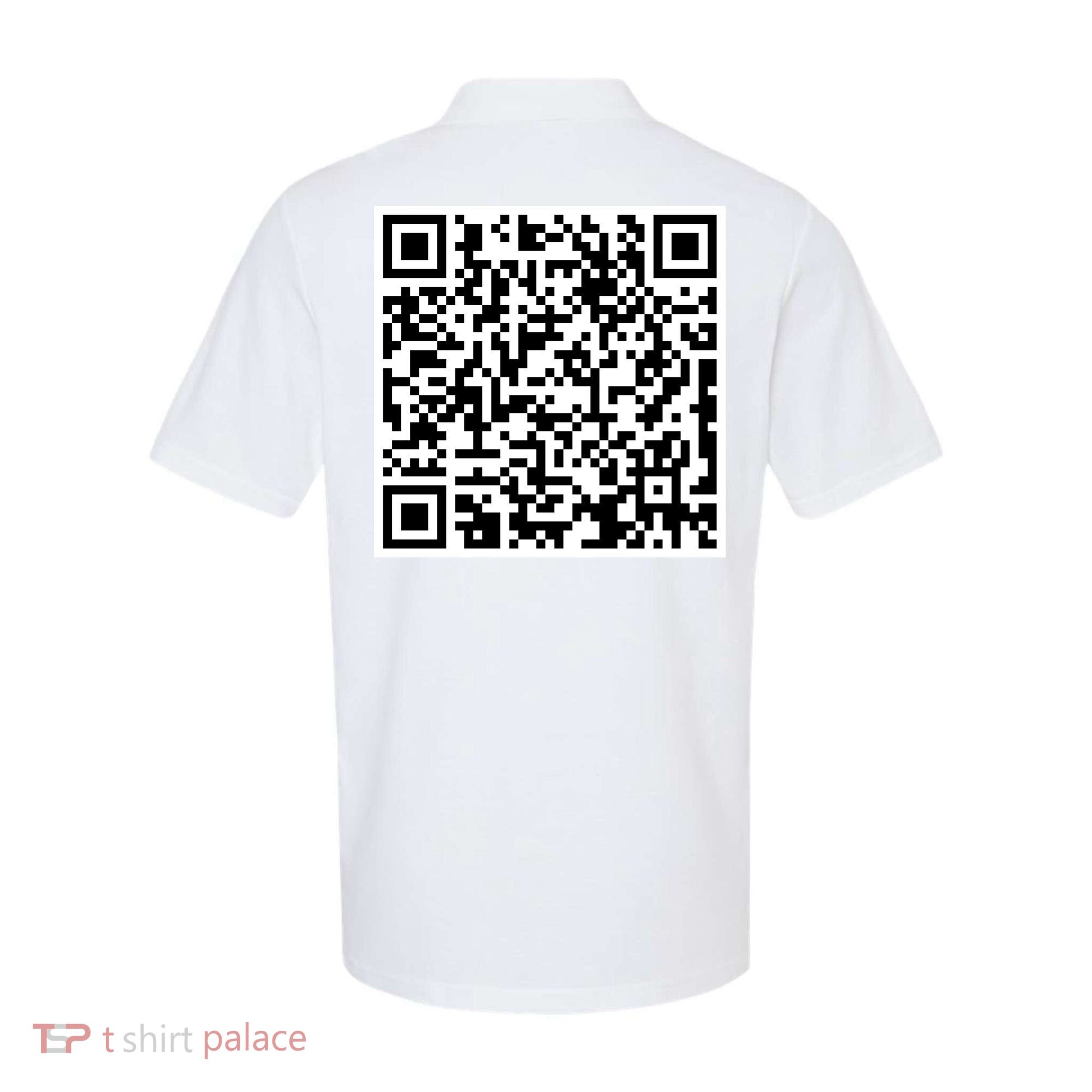 Scan Me QR Code Show Your Tits Polo