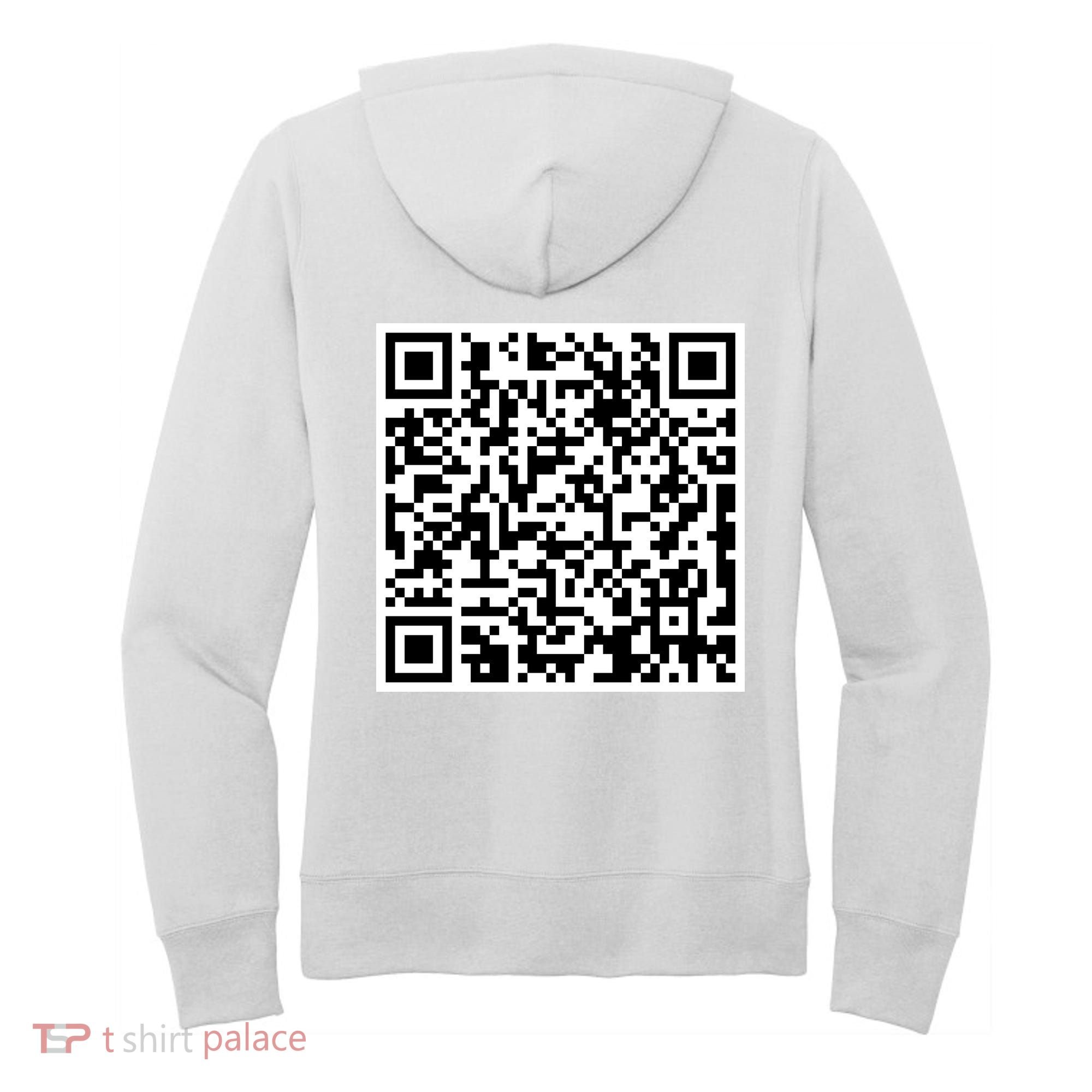 Scan Me QR Code Show Your Tits Women's Hoodie