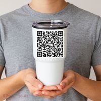 Scan Me QR Code Show Your Tits Tumbler thumb 3