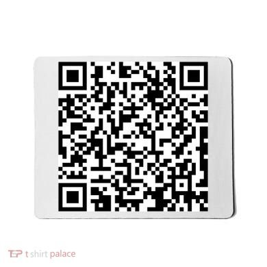 Scan Me QR Code Show Your Tits Mousepad