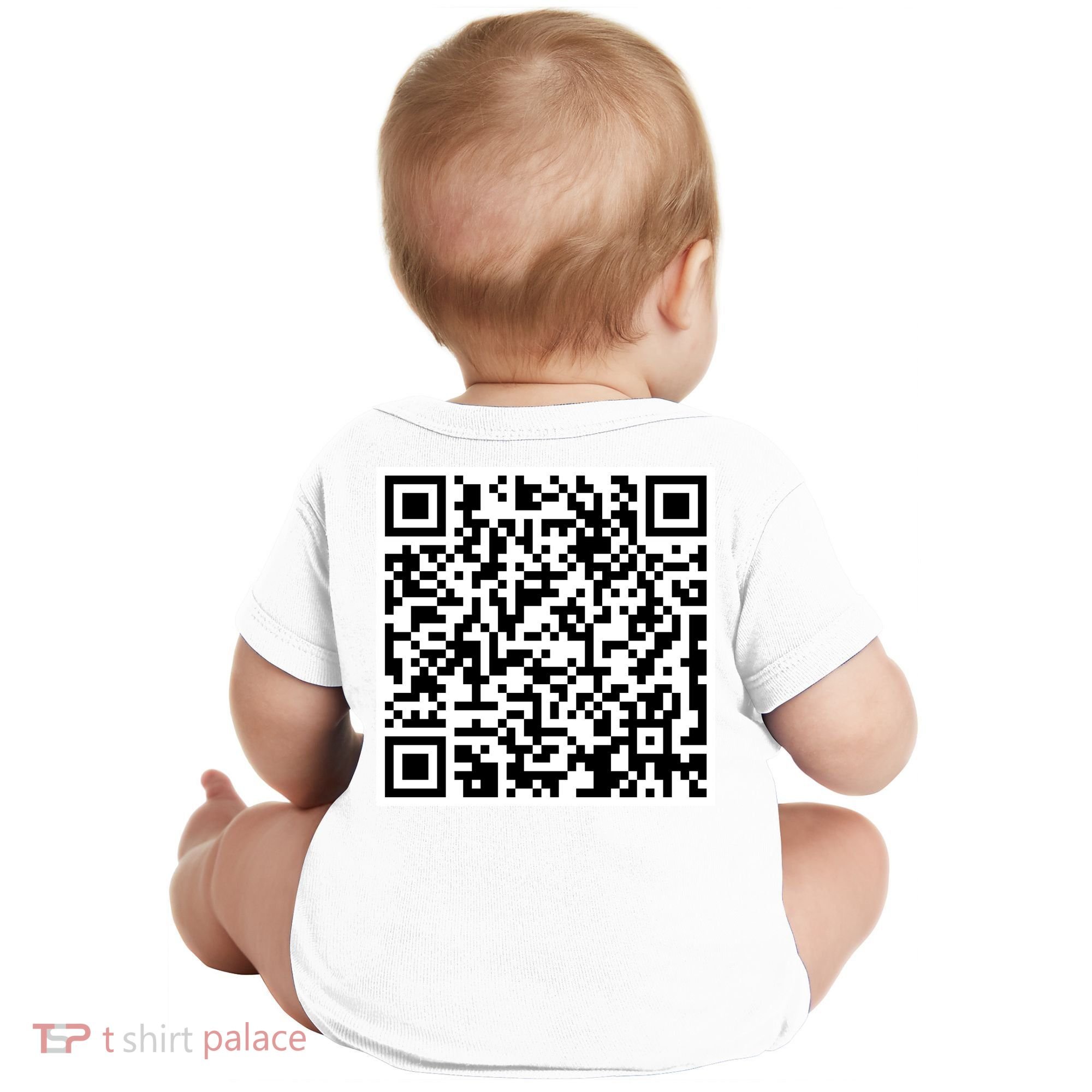 Scan Me QR Code Show Your Tits Baby Bodysuit