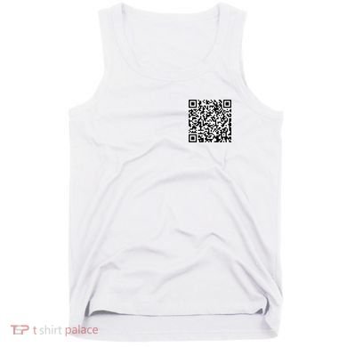 Scan Me QR Code Show Your Tits Tank Top
