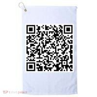 Scan Me QR Code Show Your Tits Golf Towel thumb 0