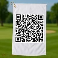 Scan Me QR Code Show Your Tits Golf Towel thumb 3