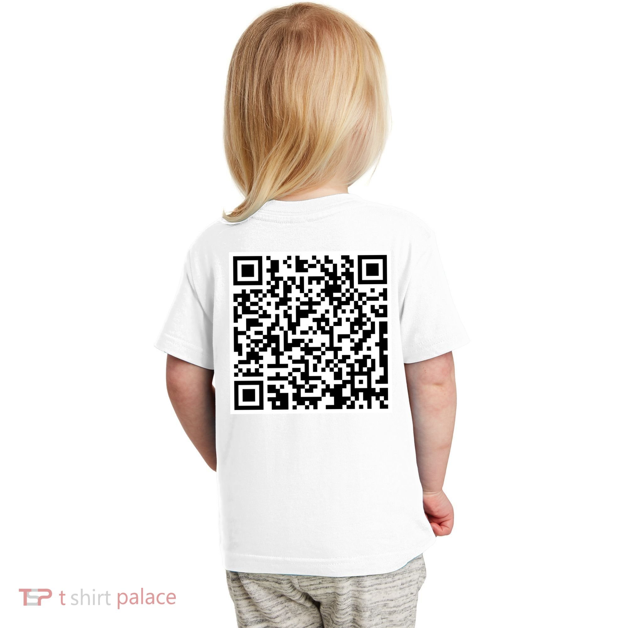 Scan Me QR Code Show Your Tits Toddler T-Shirt