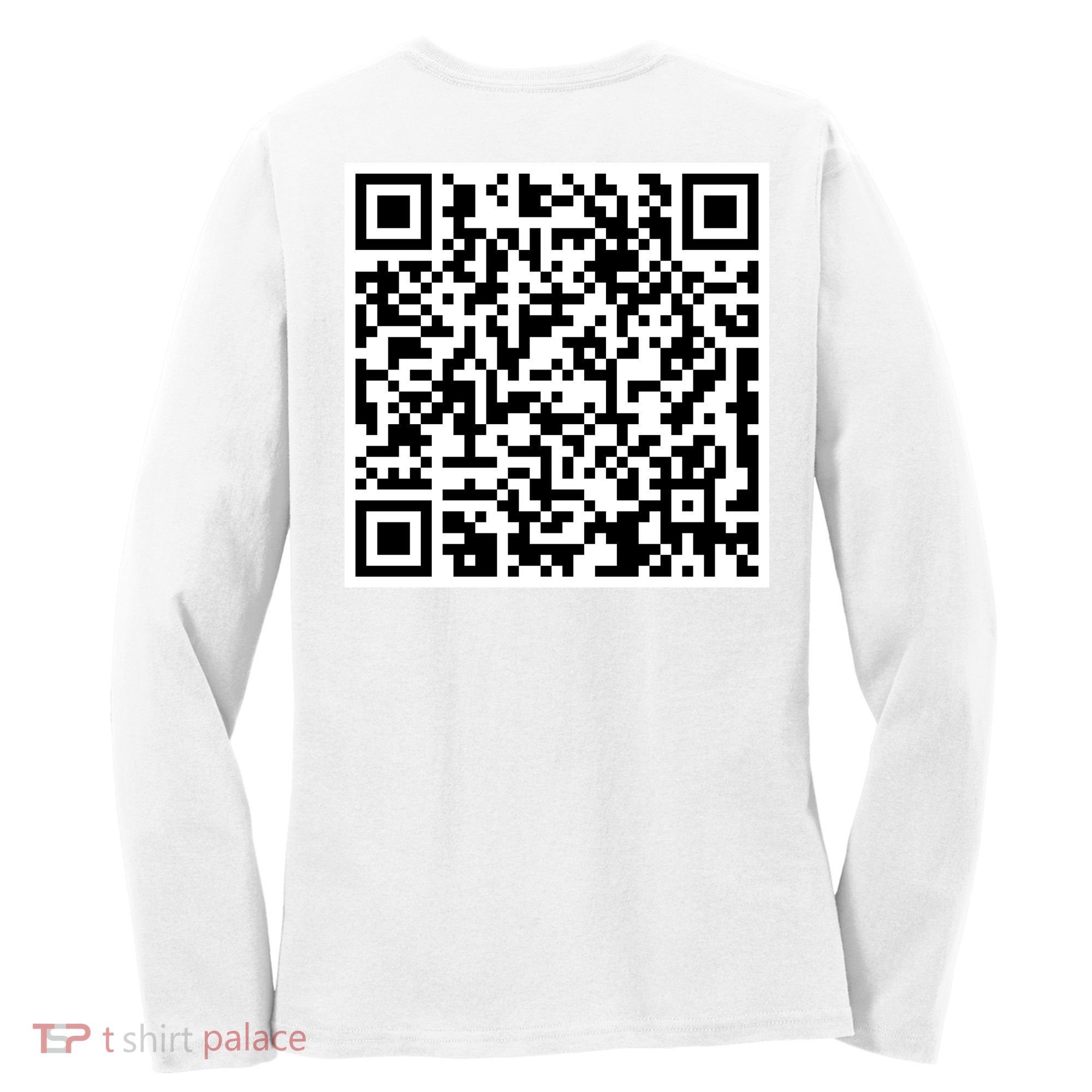 Scan Me QR Code Show Your Tits Women's Long Sleeve Shirt