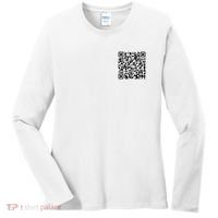 Scan Me QR Code Show Your Tits Women's Long Sleeve Shirt thumb 0